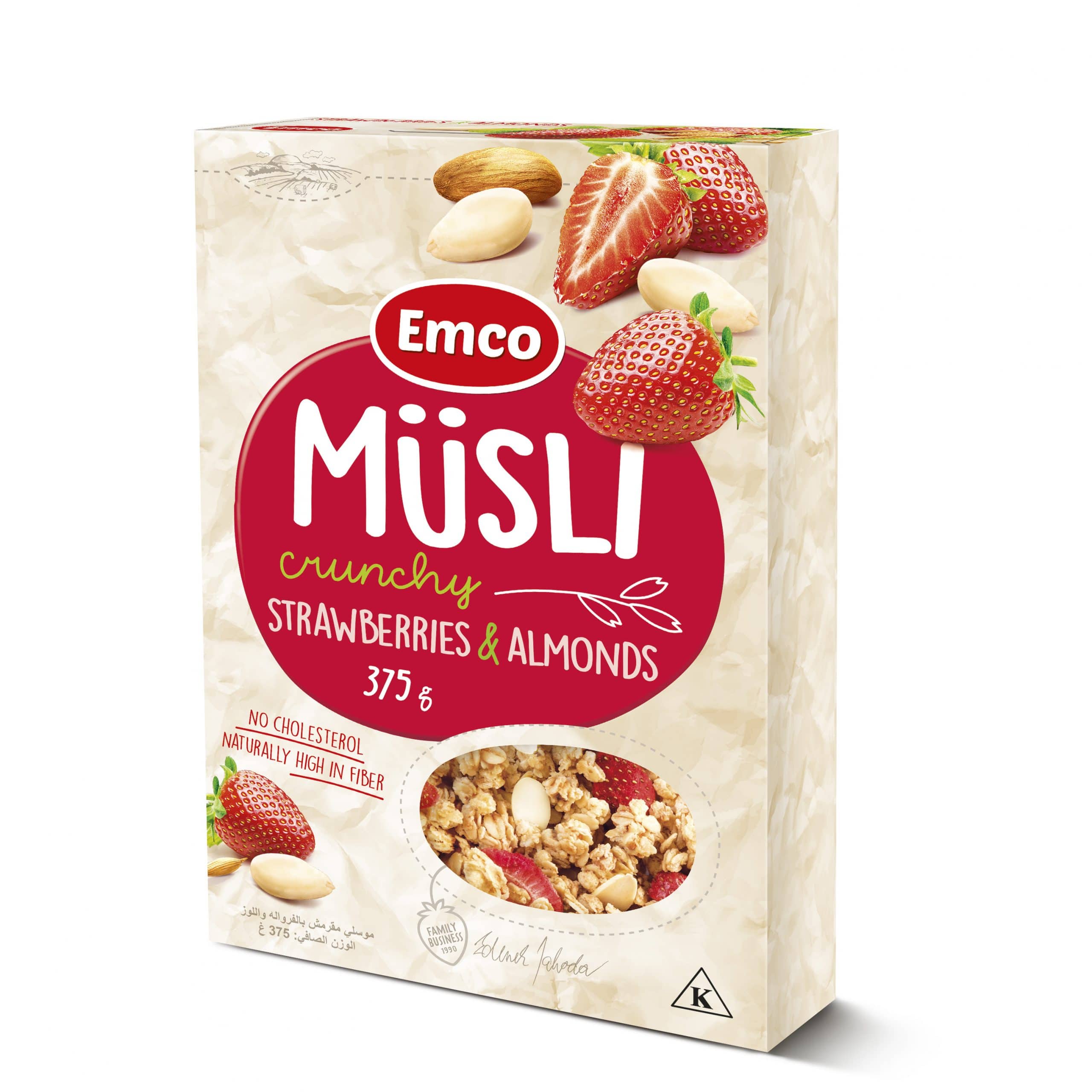 Emco, Müsli, Strawberries and almonds Fine Foods