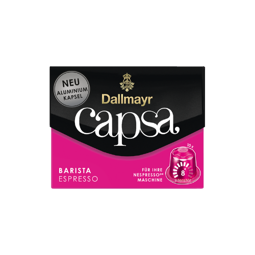Dallmayr, Capsa, Espresso Barista, Coffee pods, Compatible with Nespresso,  56g - Fine Foods