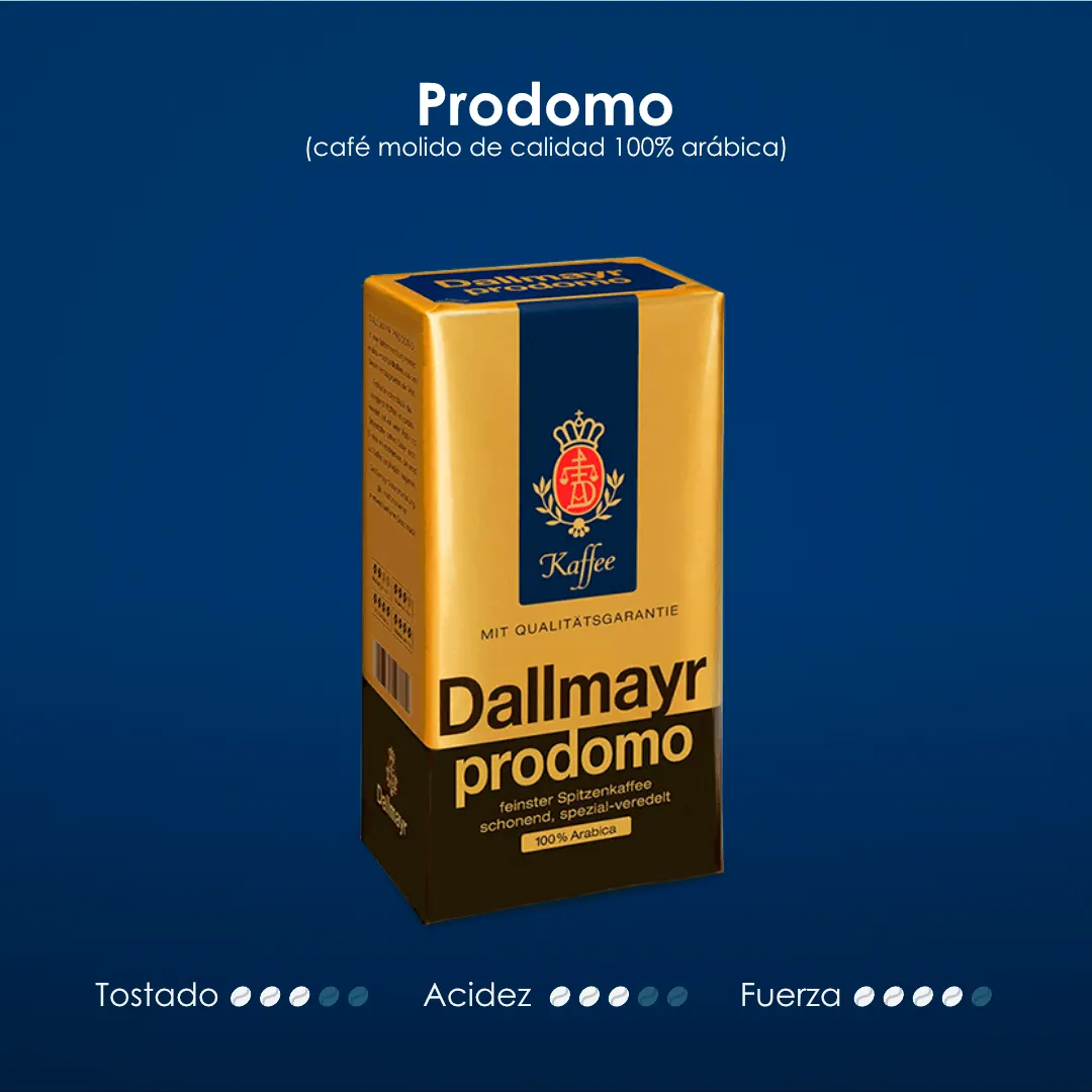 Dallmayr - Prodomo Decaffeinated Ground Coffee - 500g
