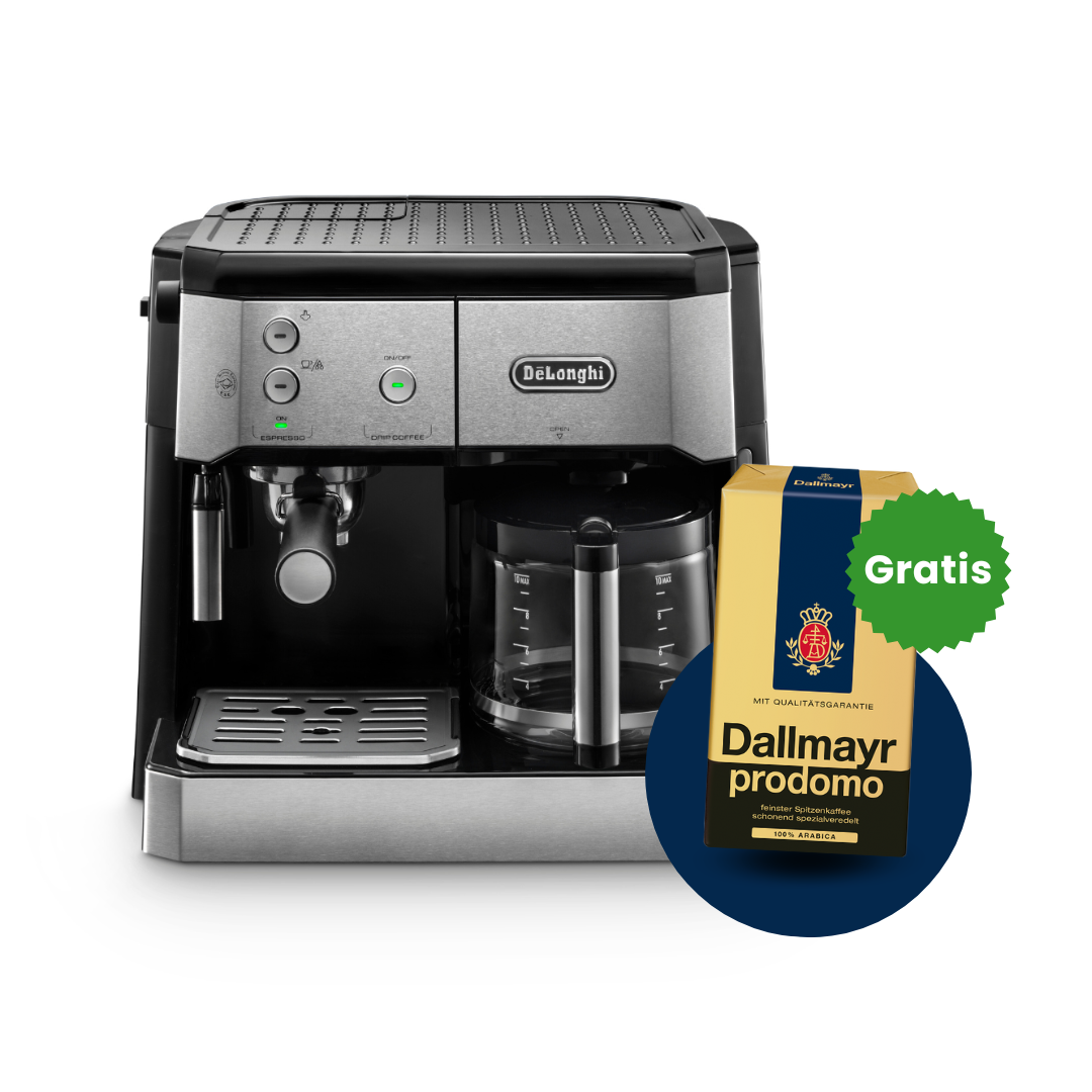 Cafetera Delonghi Evo Magnifica con dispenser de leche + 1 café en granos  Crema d'Oro 200g Gratis - Fine Foods