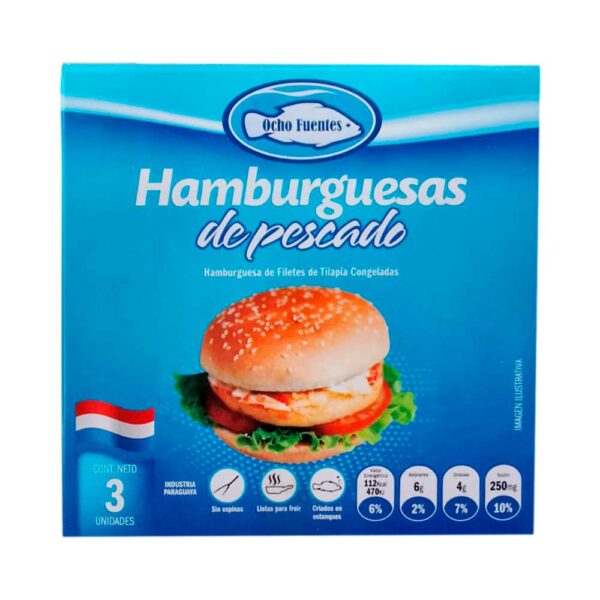 Hamburguesa de Tilapia 3 unid.
